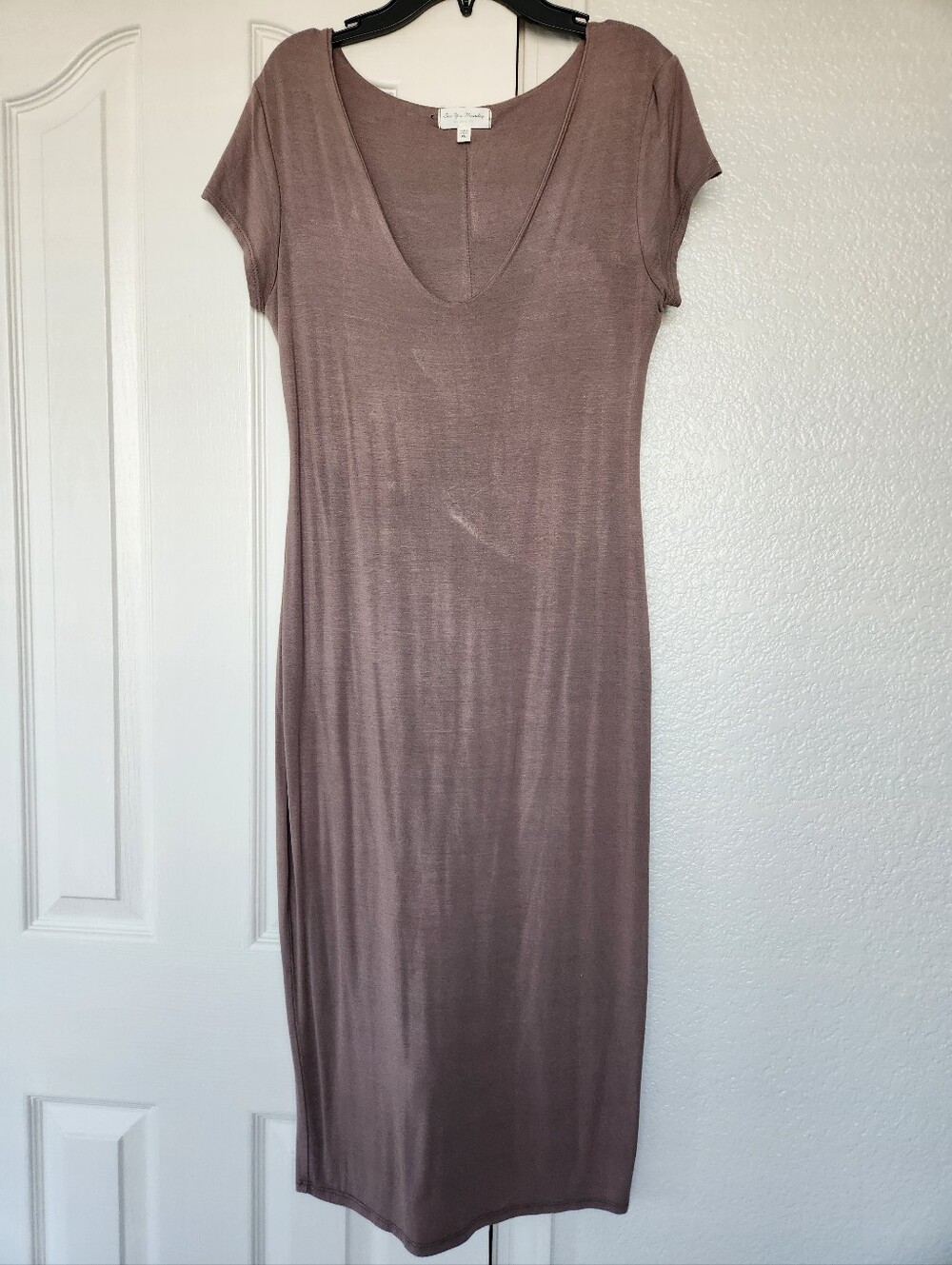 See You Monday Soft Brown Dress Size XL